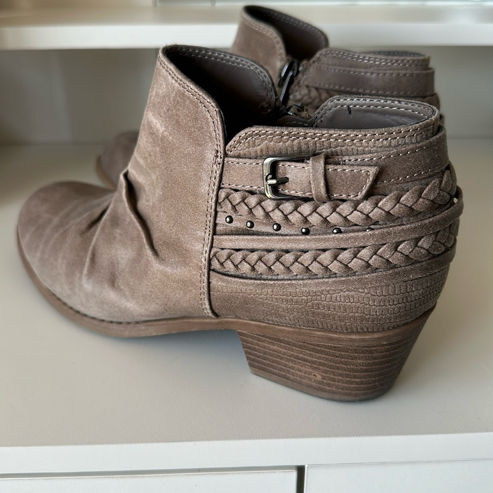 Sueded Ankle Boots Size 8.5 Women